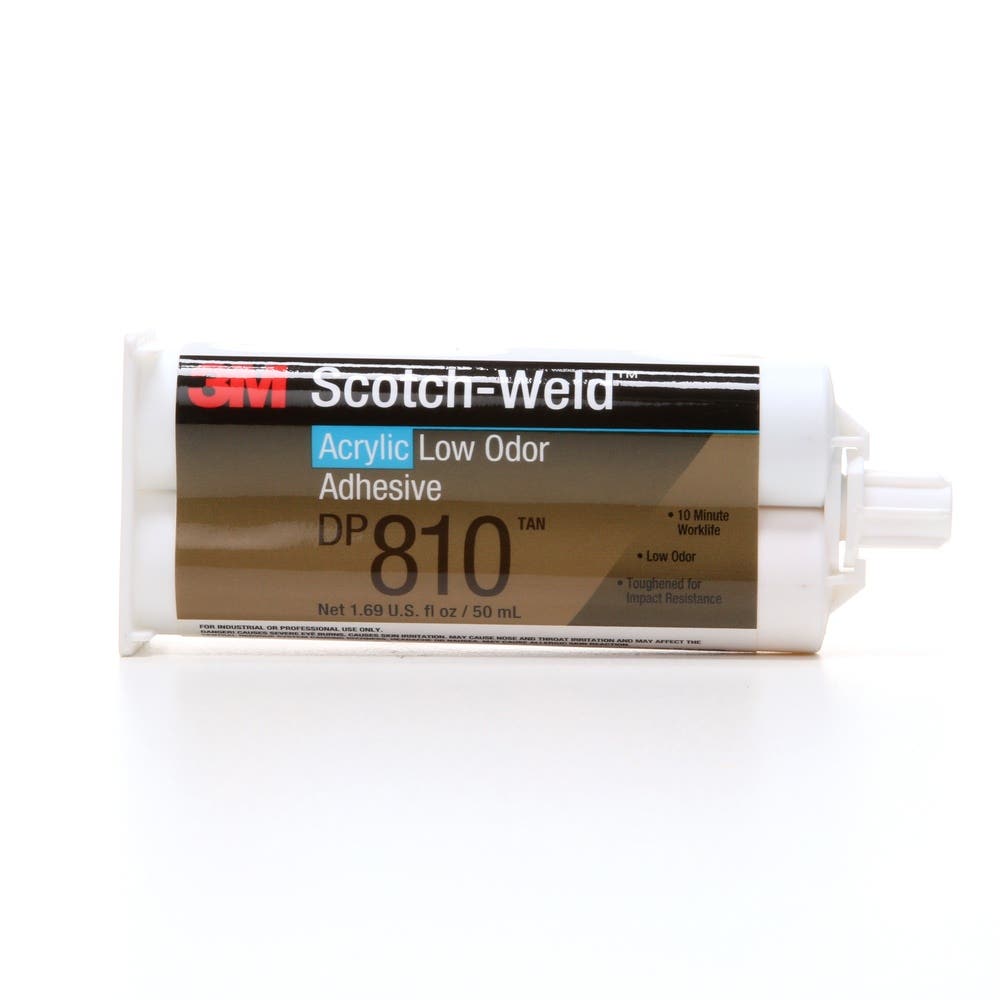 Adhesive Acrylic Low Odour Tan Duo-Pak DP810 48.5ml Scotch-Weld 3M_40008691_7100148757