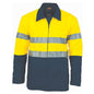 Jacket Protector Cotton Drill 311gsm 3M Tape Hi Vis Yellow/Navy 2XL 79922072 3858-Y/N-2XL