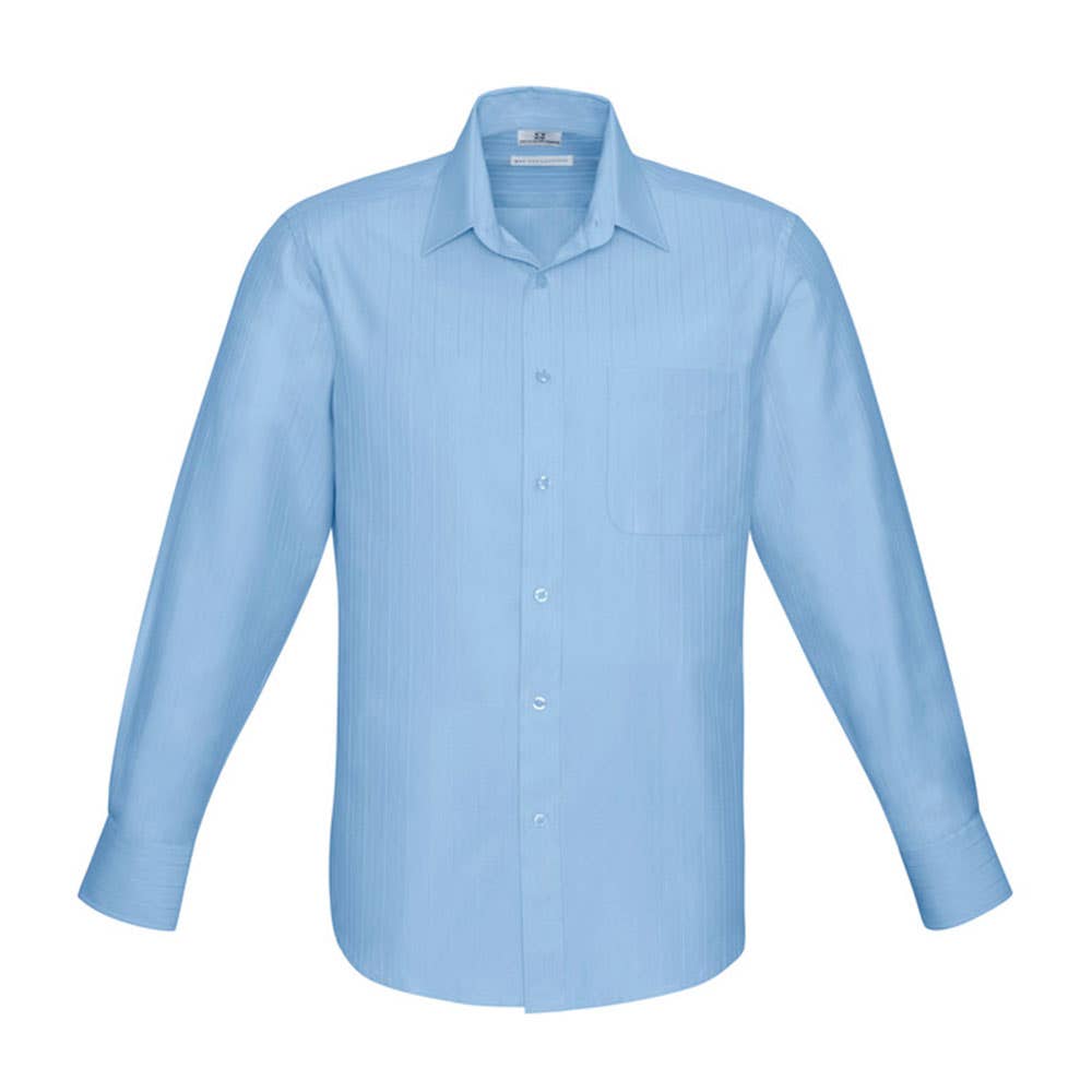 S312ML Business Shirt Blue Size Medium 260924 S312ML-BLU-M