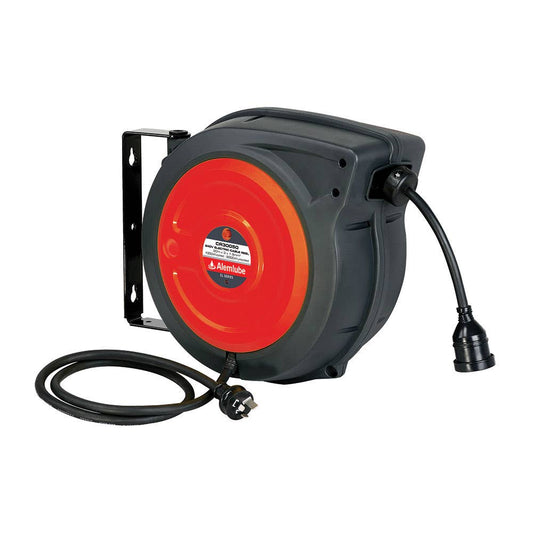 Reel Electrical Cable 240V 10A Alemlube 20m Red CR30050 40009002 CR30050