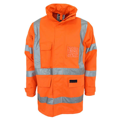 Jacket Rain Poly PVC Biomotion X Back Tape Hi Vis Orange 3XL DNC 3996 401299 3996-O-3XL