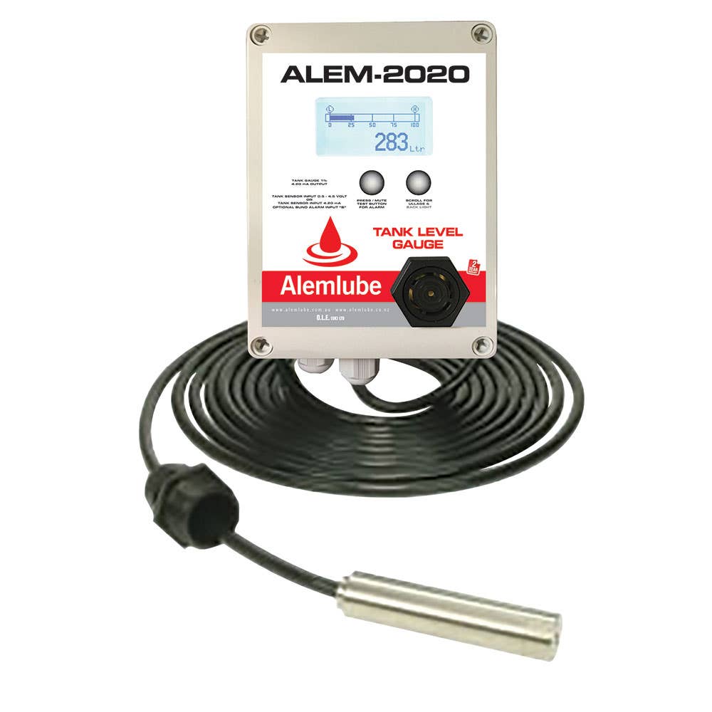 Gauge Tank Level LCD Display Alemlube ALEM-2020 40009899 ALEM-2020