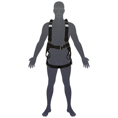 Harness Essential Hot Works Quick Release Linq M/L Black H101QR-HW 40009923 H101QR-HW