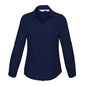 Shirt Blouse Womens L/S Stretch Poly Madison Midnight Blue 10 Biz_40010257_S626LL-MIDBLU-10
