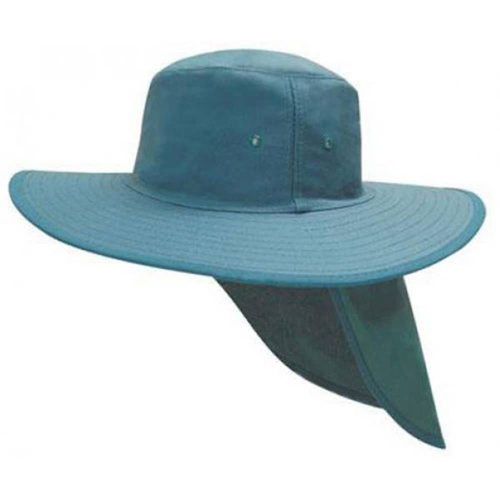 Hat Chappel + Neck Flap Bottle Green 59cm_90070103_4055BG59