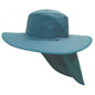 Hat Chappel + Neck Flap Bottle Green 59cm_90070103_4055BG59
