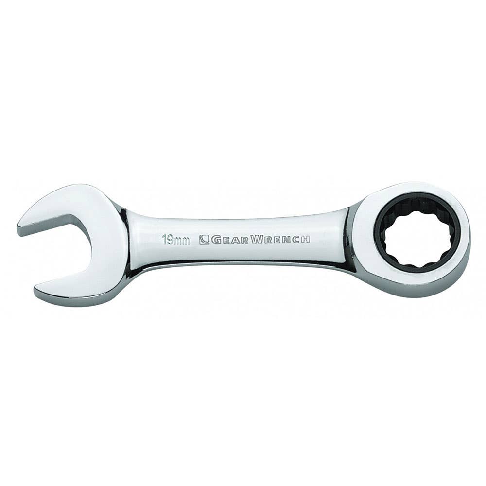 Wrench Combination Ratchet Stubby 19mm GearWrench 40010504 86849