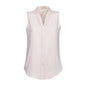 Shirt Blouse Womens Sleeveless Stretch Poly Madison Ivory 10 Biz_40010553_S627LN-IVORY-10