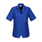 Shirt Overblouse Womens Plain Oasis Electric Blue 10 Biz + BAE Logo 40010723 BAE S265LS-E/BLU-10