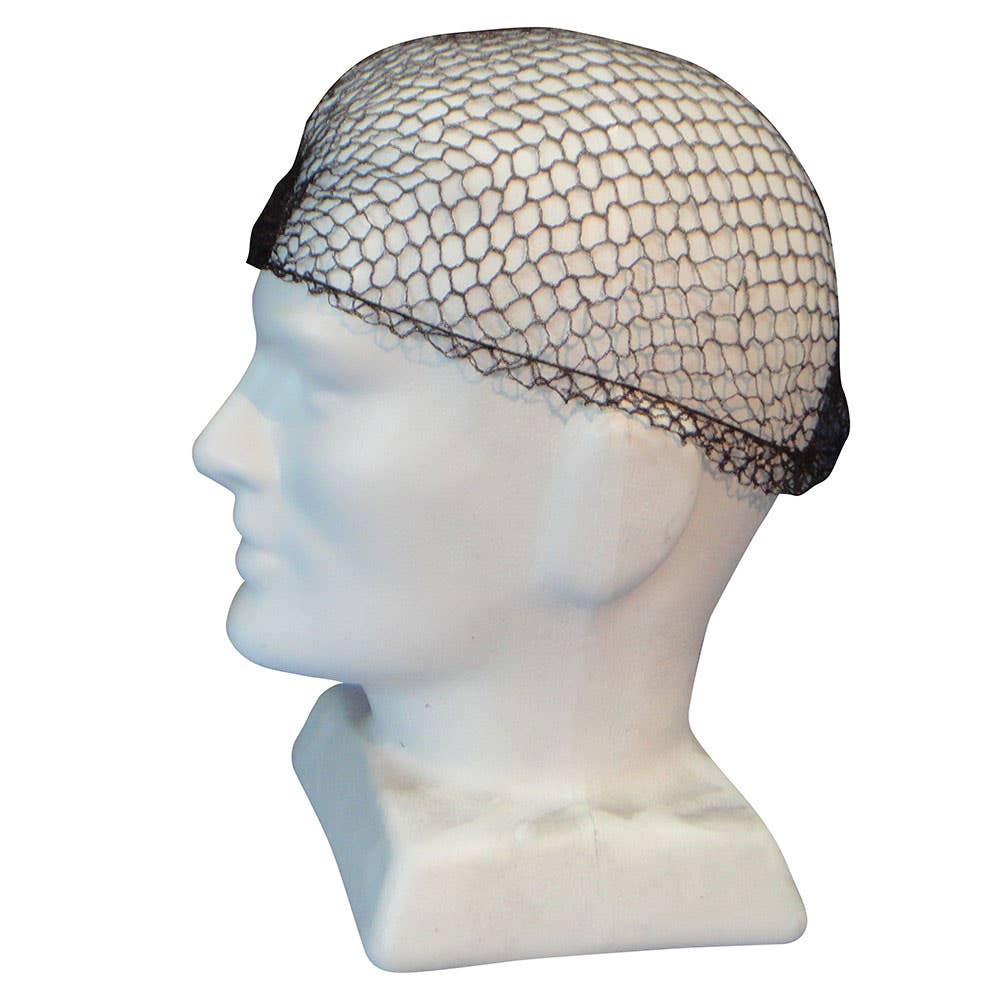 Disposable Hair Net Close Mesh Black/Brown Pk 50 40011175 3477171