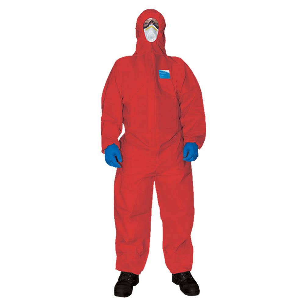 Coveralls Disposable SMS Red Small 40011183 PG1500S-RD1-S