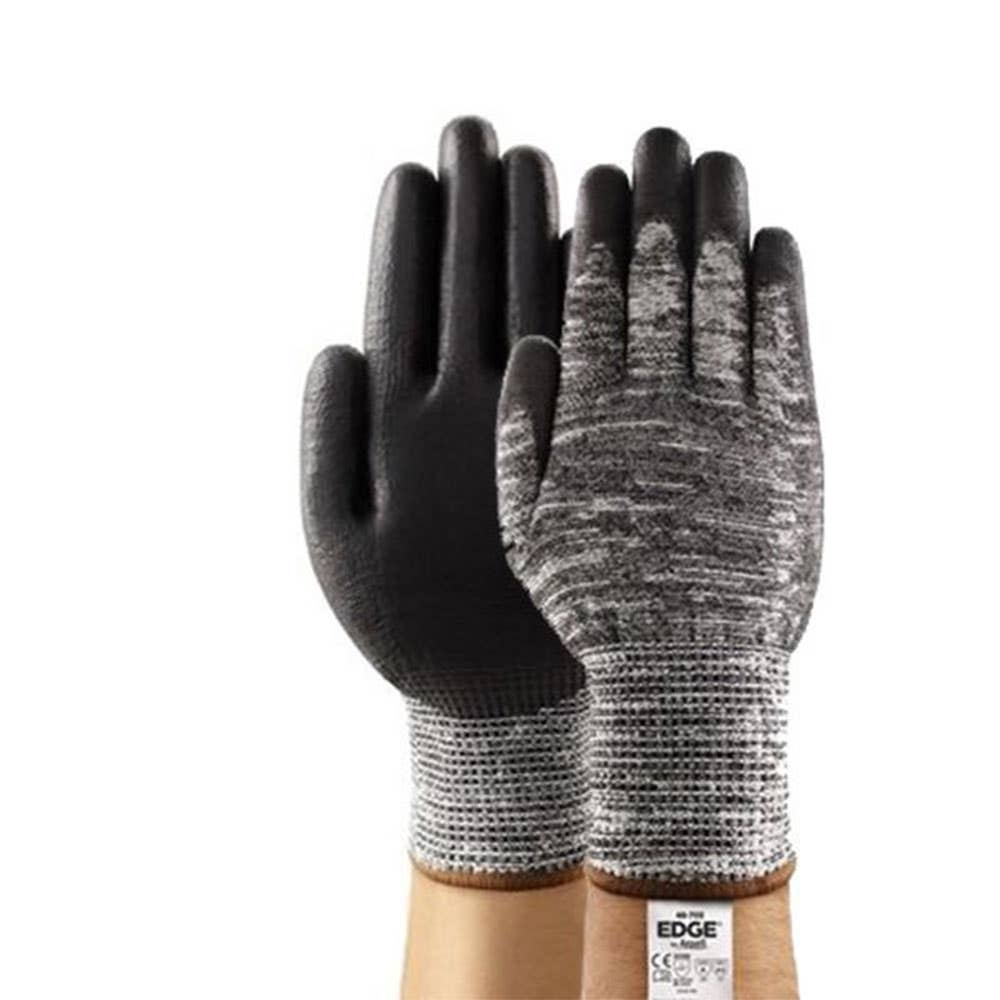 Gloves Knitwrist Palm Coated PU Poly EDGE Size 10 Ansell 48-705 40011467 48705100