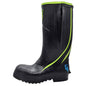 Gumboots Steel Toe Zip Up Rubber Sole CB9019 Black EU 36/US 4 Crawford 40011511 CB901936