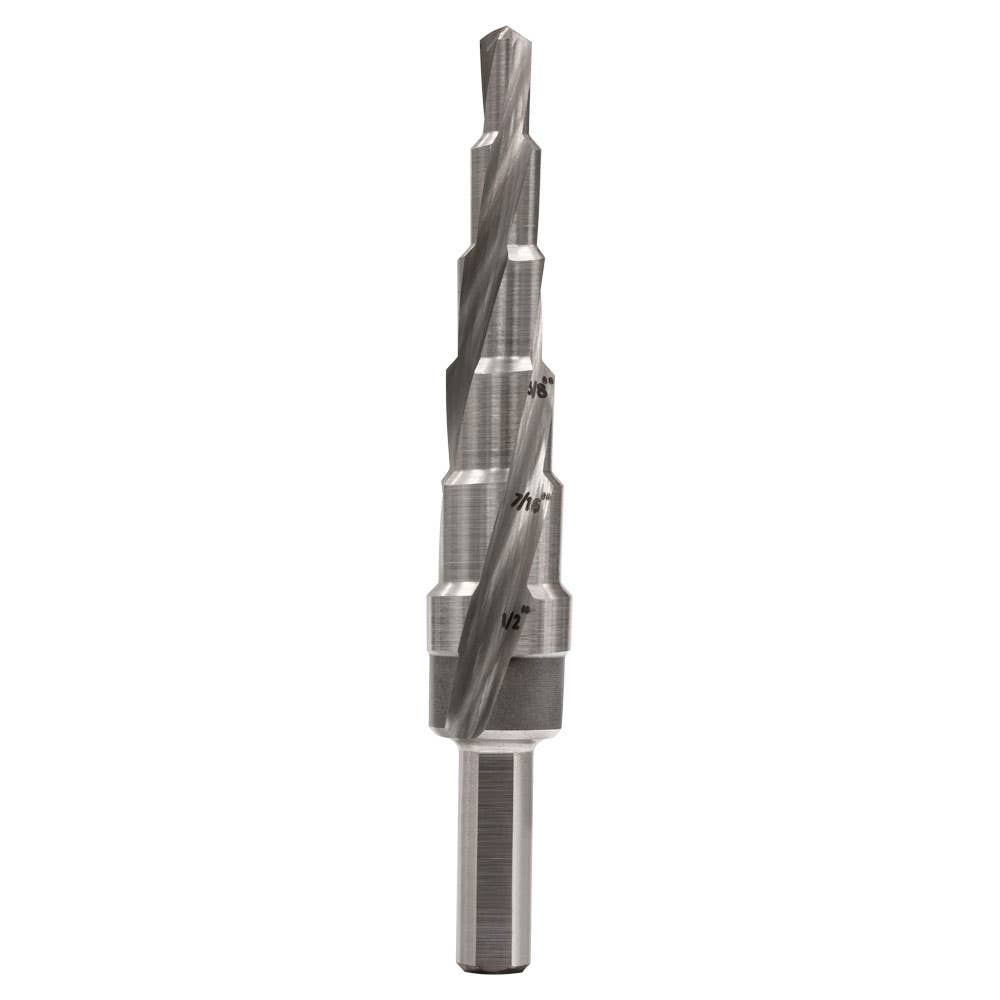 Step Drill Bit HSS 6 Hole 3/16'' - 1/2'' 40011661 D50451306