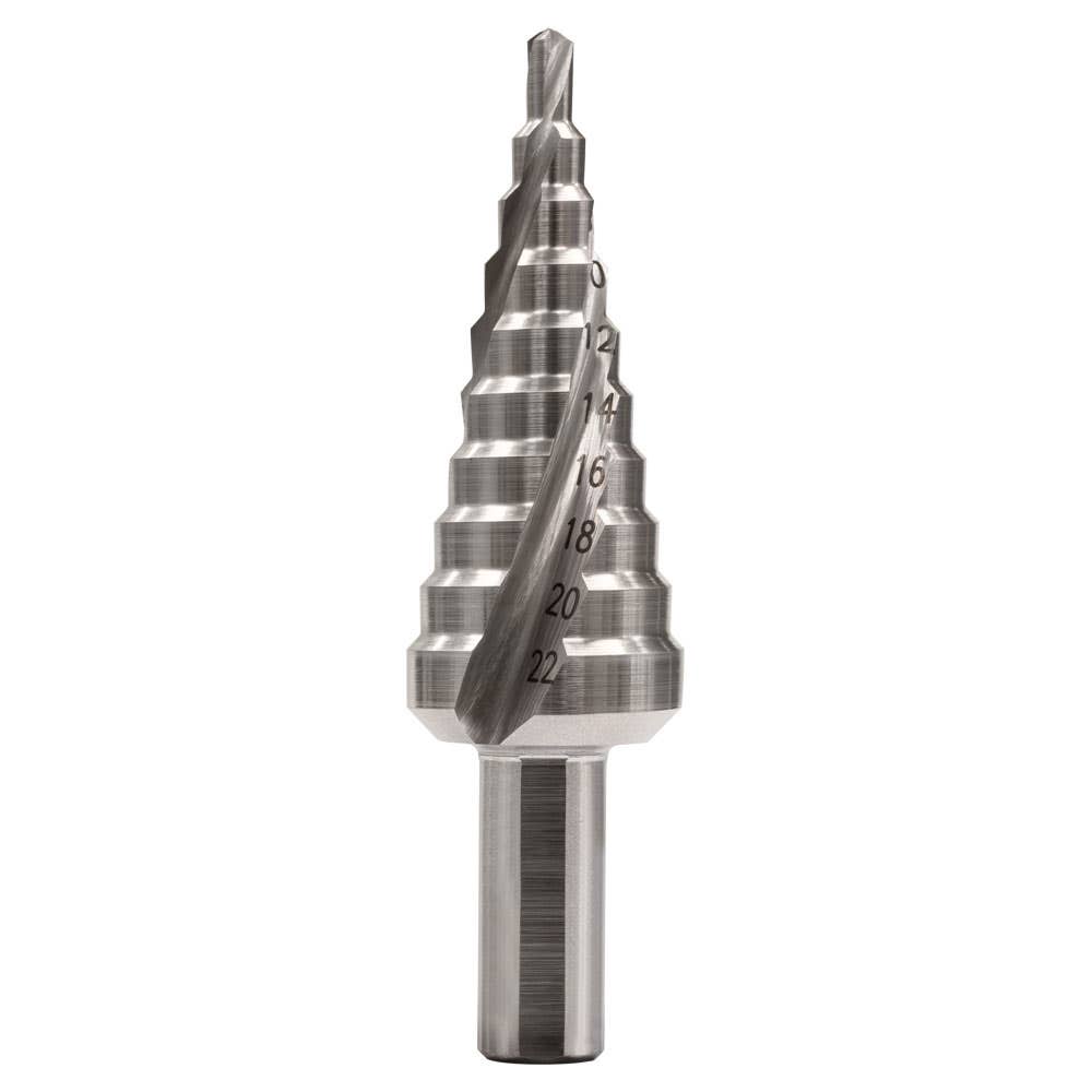 Step Drill Bit HSS 10 Hole 4 - 22mm 40011665 D50442210