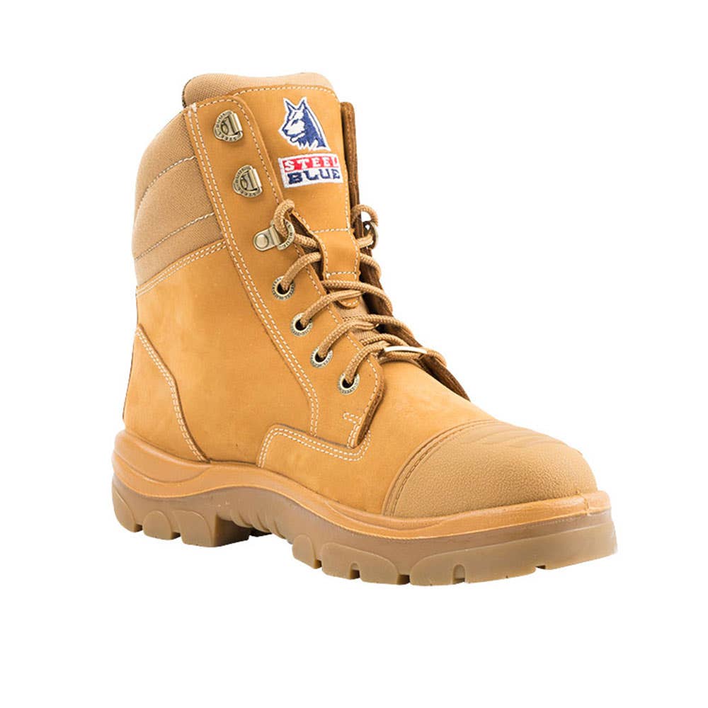 Boots Steel Toe Lace Up TPU Scuff Cap Southern Cross Wheat 10 Steel Blue 40011856 312660-100-WHT NLA