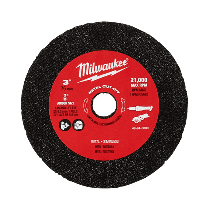 Disc Compact Metal Cut-Off 76mm Wheel 3 Pack 40015669 49943000