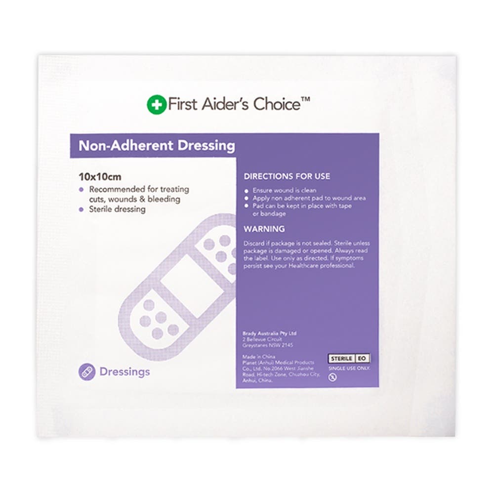 Non Adherent Dressing 100 Pk 10 x 10cm 40023732 881205
