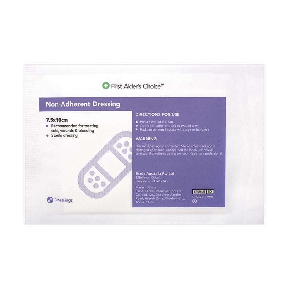 First Aid Non Adherent Dressing 7.5X10CM 40023733 881211