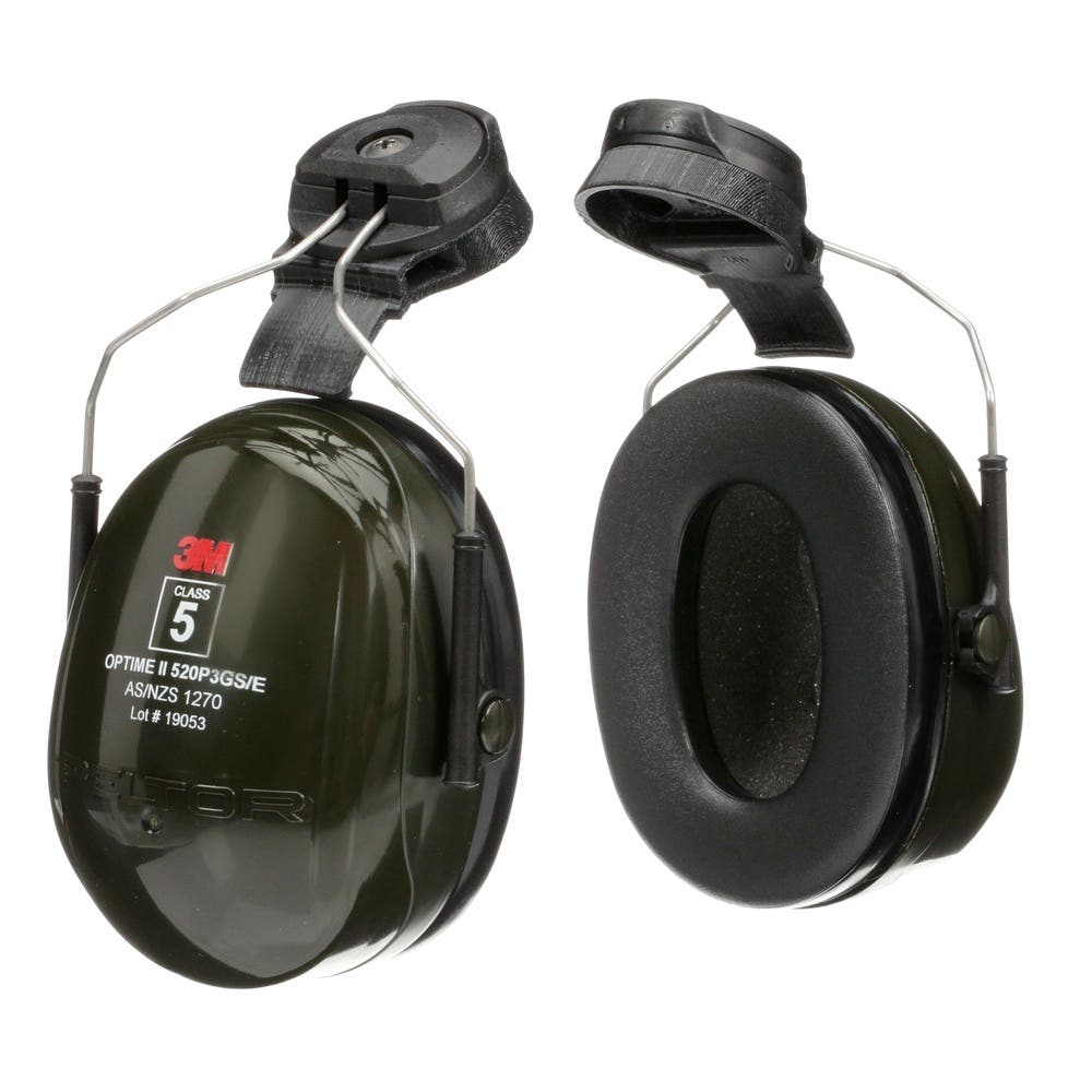Earmuff Helmet Attach Class 5 SLC80 29db Optime Green 520P3GS/E_40024987_7100242343
