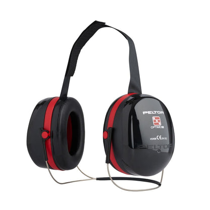 3M&trade; PELTOR&trade; Optime&trade; III Neckband Earmuff H540B Black/Red Class 5 SLC80 34dB_40024993_7100242352