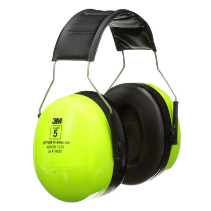 Optime&trade; III Hi-Vis Headband Earmuff Class 5 Lime/Black_40024995_7100242346