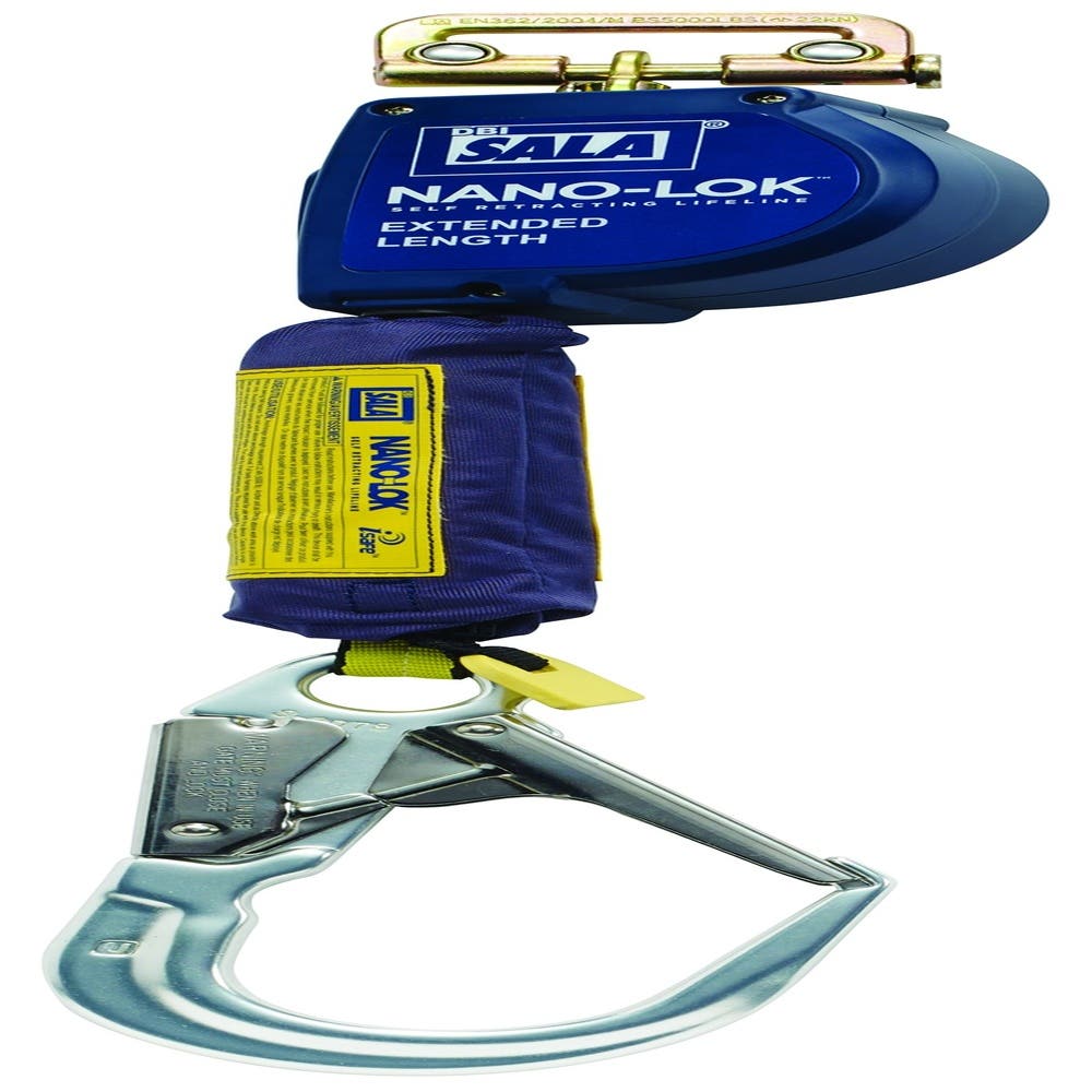 Lifeline Self-Retracting Nano-Lok Extended Length Single Leg DBI-SALA 2.8m_40025995_7100309993