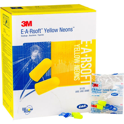 Earplug E-a-rsoft Neon Corded 1 Case 3M L Neon_40026966_7100006342