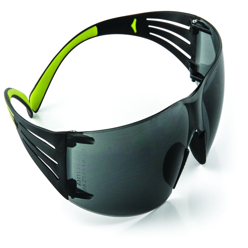SecureFit&trade; 400 Series Safety Glasses Grey Lens Green/Black Frame_40034391_7010296389