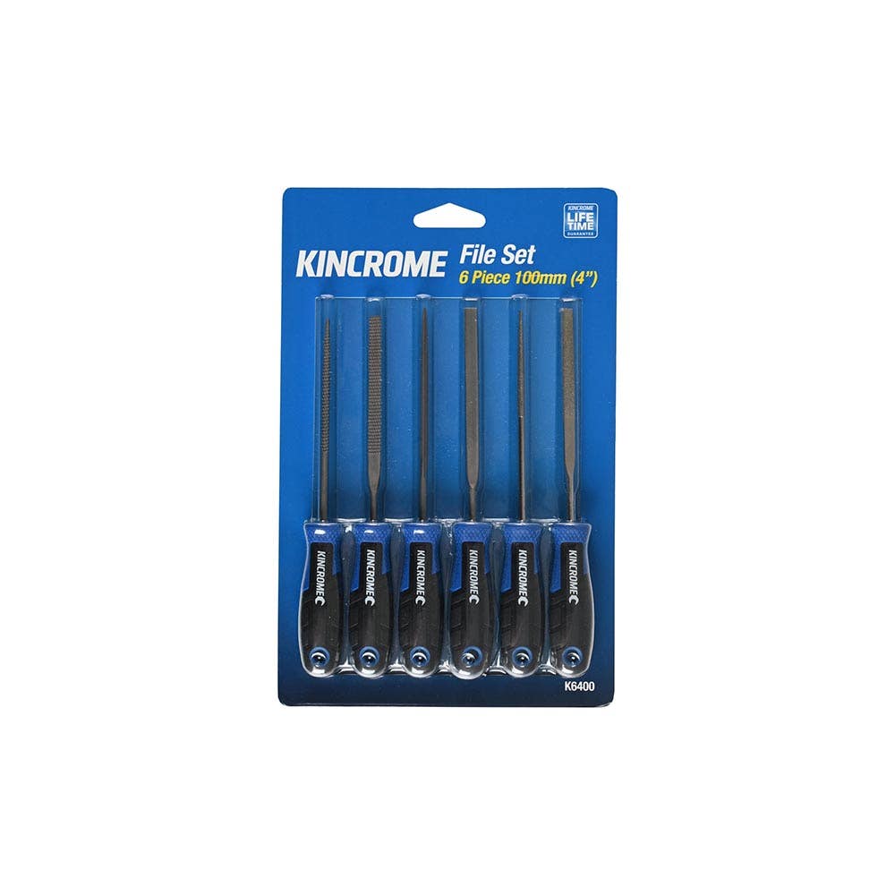 Precision Mini File Set Mini File Set 100mm 6 Piece Kincrome – ATOM