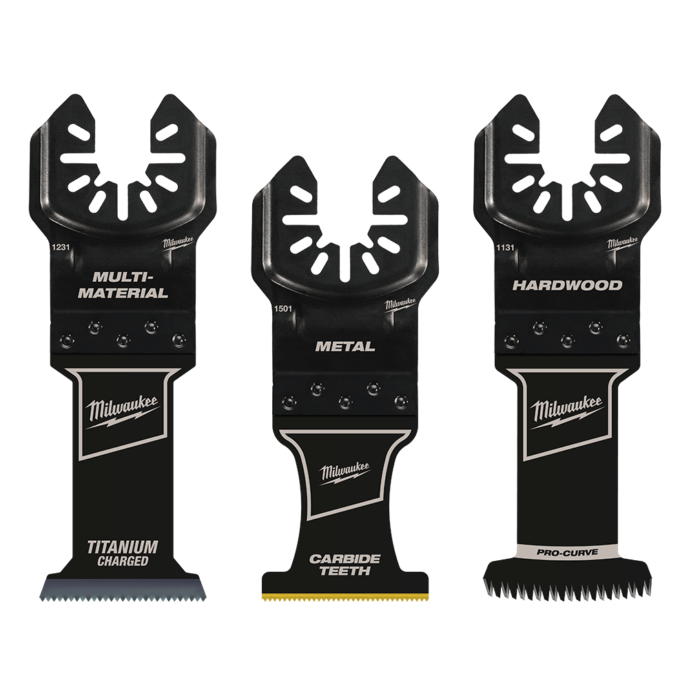 Blade Open-Lok 3PC All Purpose Multi Tool Variety Pack Milwaukee  49109001 40037184 49109001