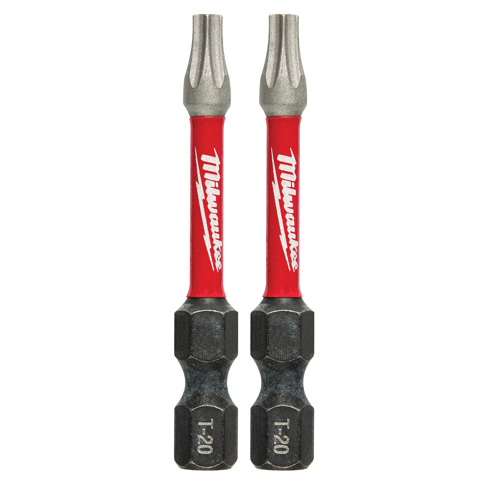 Power Bit SHOCKWAVE Torx T20 50mm (2'') 2Pk Milwaukee  48324984 40037193 48324984