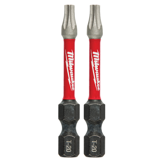 Power Bit SHOCKWAVE Torx T20 50mm (2'') 2Pk Milwaukee  48324984 40037193 48324984