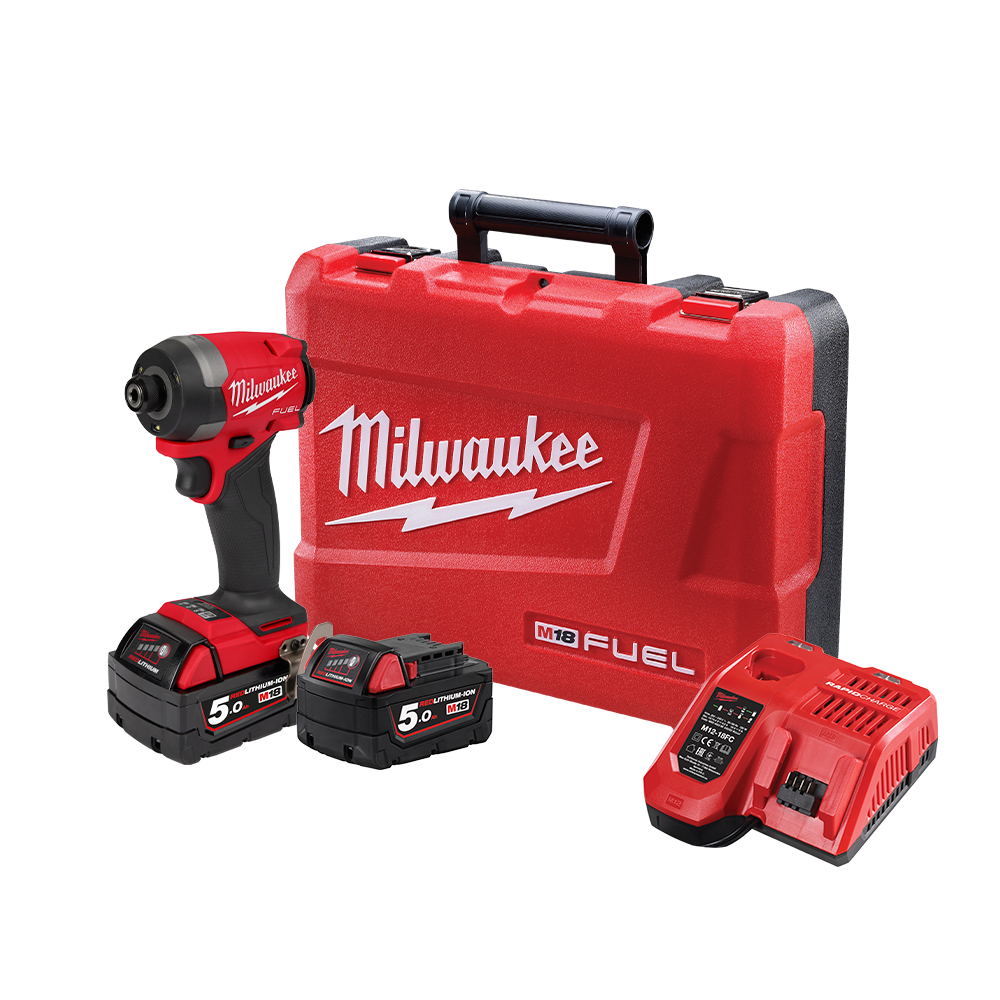 M18 FUEL GEN 4 Hex Impact Driver Kit 1/4'' With Li-Ion Battery & Charger 40039561 M18FID3502C