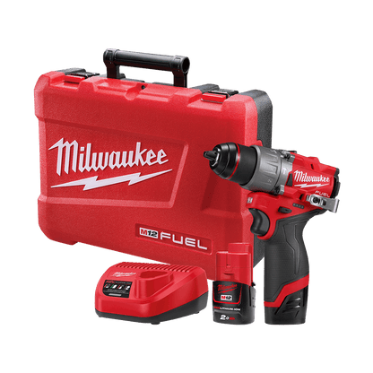 M12 FUEL GEN 3 Hammer Drill/Driver Kit 13mm With Li-Ion Battery & Charger 40039563 M12FPD2202C