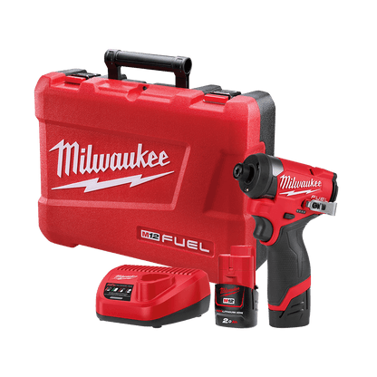 M12 FUEL&trade; GEN 3 Hex Impact Driver Kit 1/4'' With Li-Ion Compact Battery & Charger 40039565 M12FID2202C