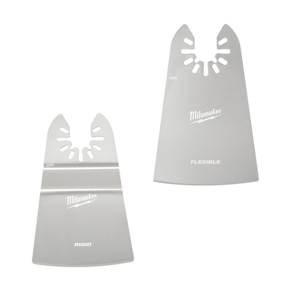 Blade Scraper 50mm Rigid & Flexible 2 Pack Milwaukee 40039856 49252202