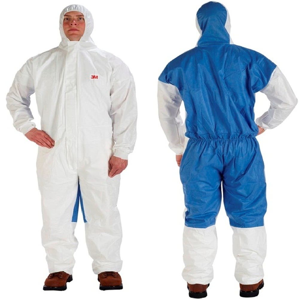 4535 Type 5/6 Disposable Coveralls White/Blue XL_40041039_7100216848