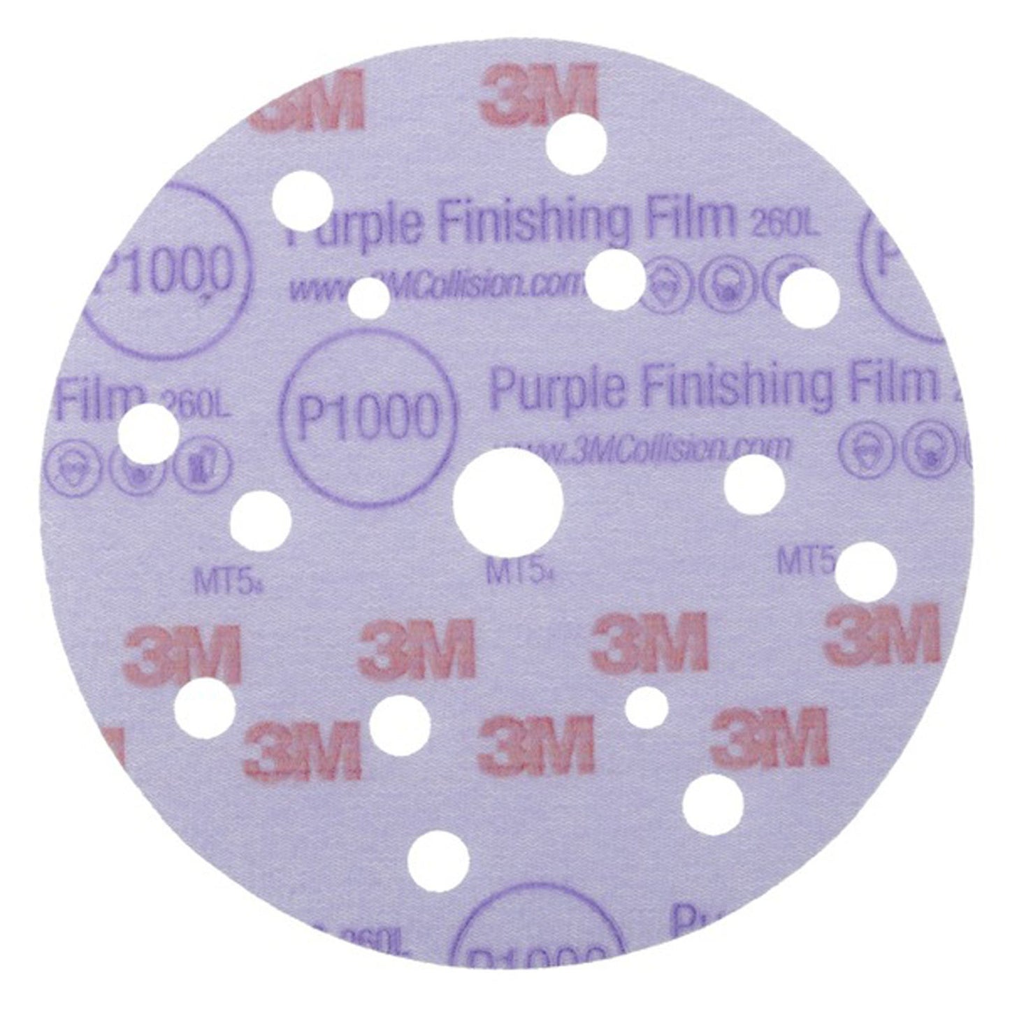 Abrasive Disc Purple Finishing Film 150 Mm Dust Free P600_40060257_7100123053
