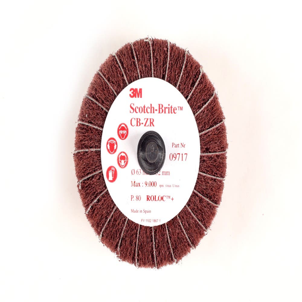 Abrasive Combi Flap Brush Roloc+ 09720 63mm x 32mm 120G    FN510078341_40060286_7000077906