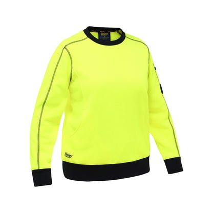 Jumper Women's Work Fleece Crew Neck Bisley 18 YELLOW BKL6722 BF5118 40062053 BKL6722 BF5118