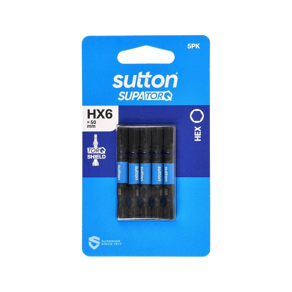 Screwdriver BIT HX6 50MM 5PK    S206H05B06_40062236_S206H05B06