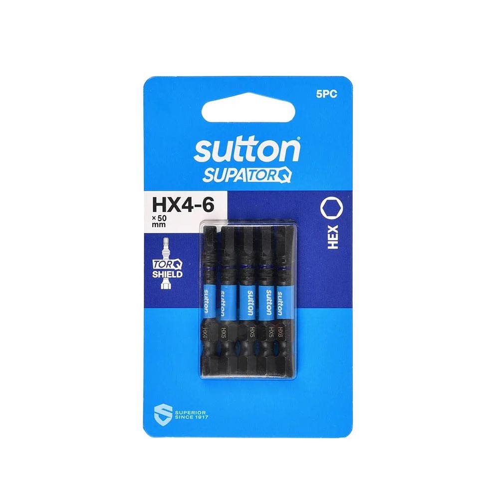 Screwdriver BIT SET HX4-6 50MM 5PC    S206S05B06_40062254_S206S05B06