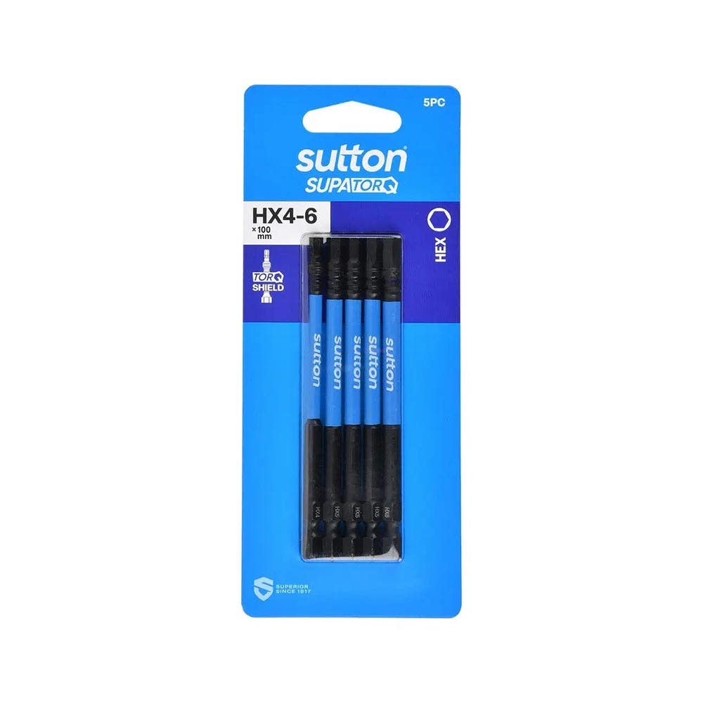 Screwdriver BIT SET HX4-6 100MM 5PC    S206S05E06_40062255_S206S05E06