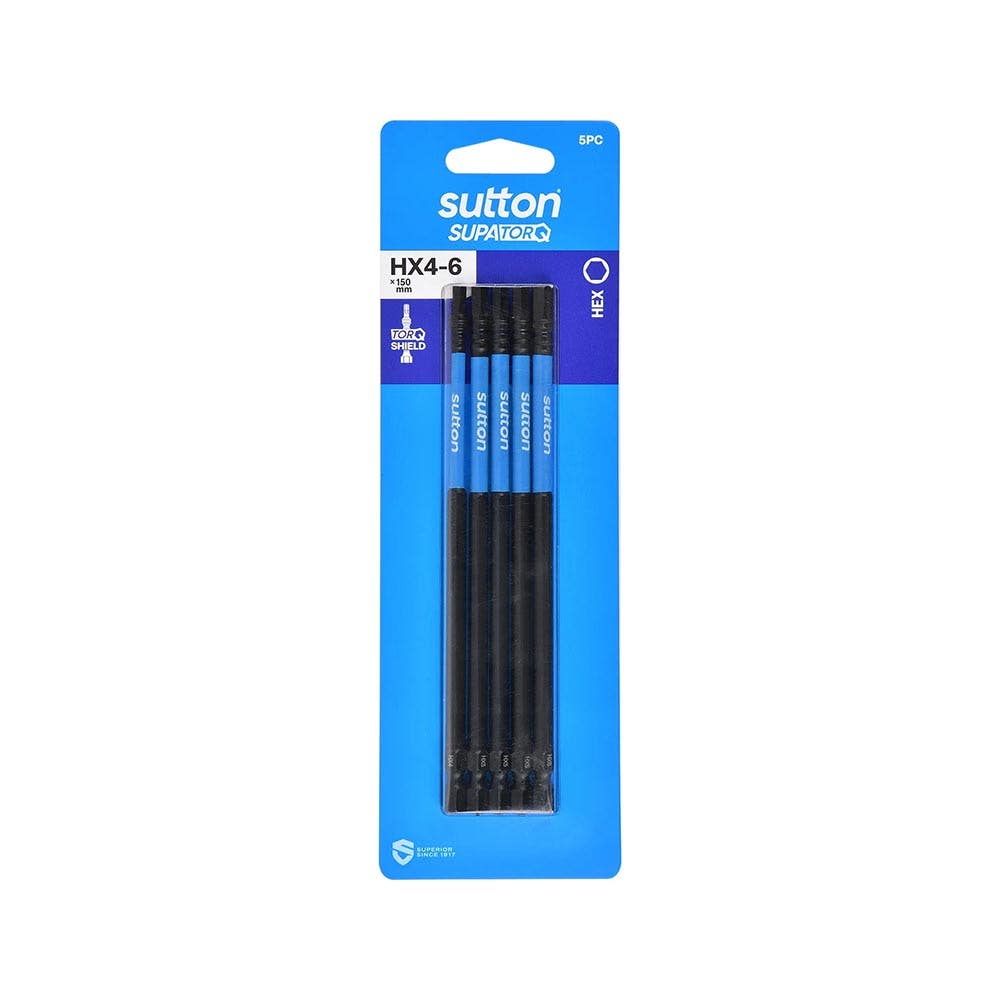 Screwdriver BIT SET HX4-6 150MM 5PC    S206S05G06_40062256_S206S05G06
