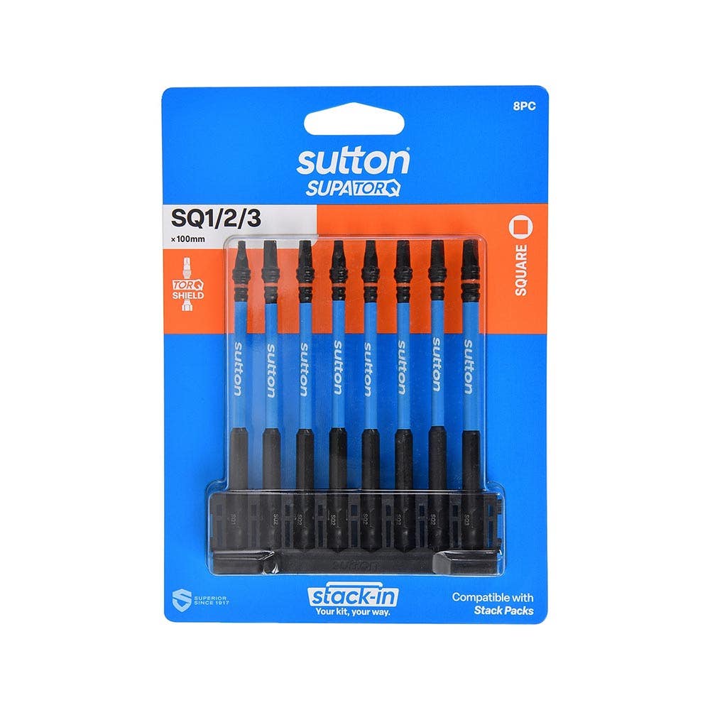 Screwdriver BIT SET SQ 100MM 8PC    S204S08E_40062382_S204S08E