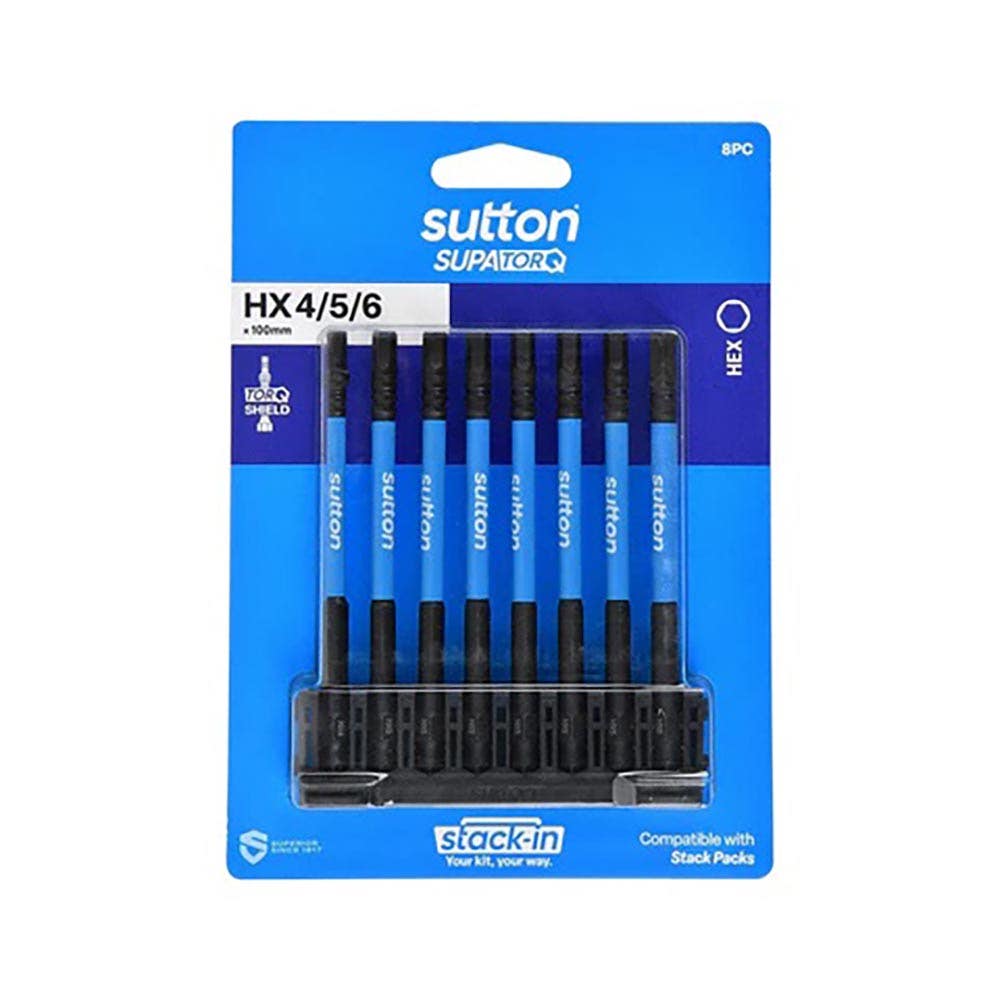 Screwdriver BIT SET HX 50MM 8PC    S206S08B_40062384_S206S08B
