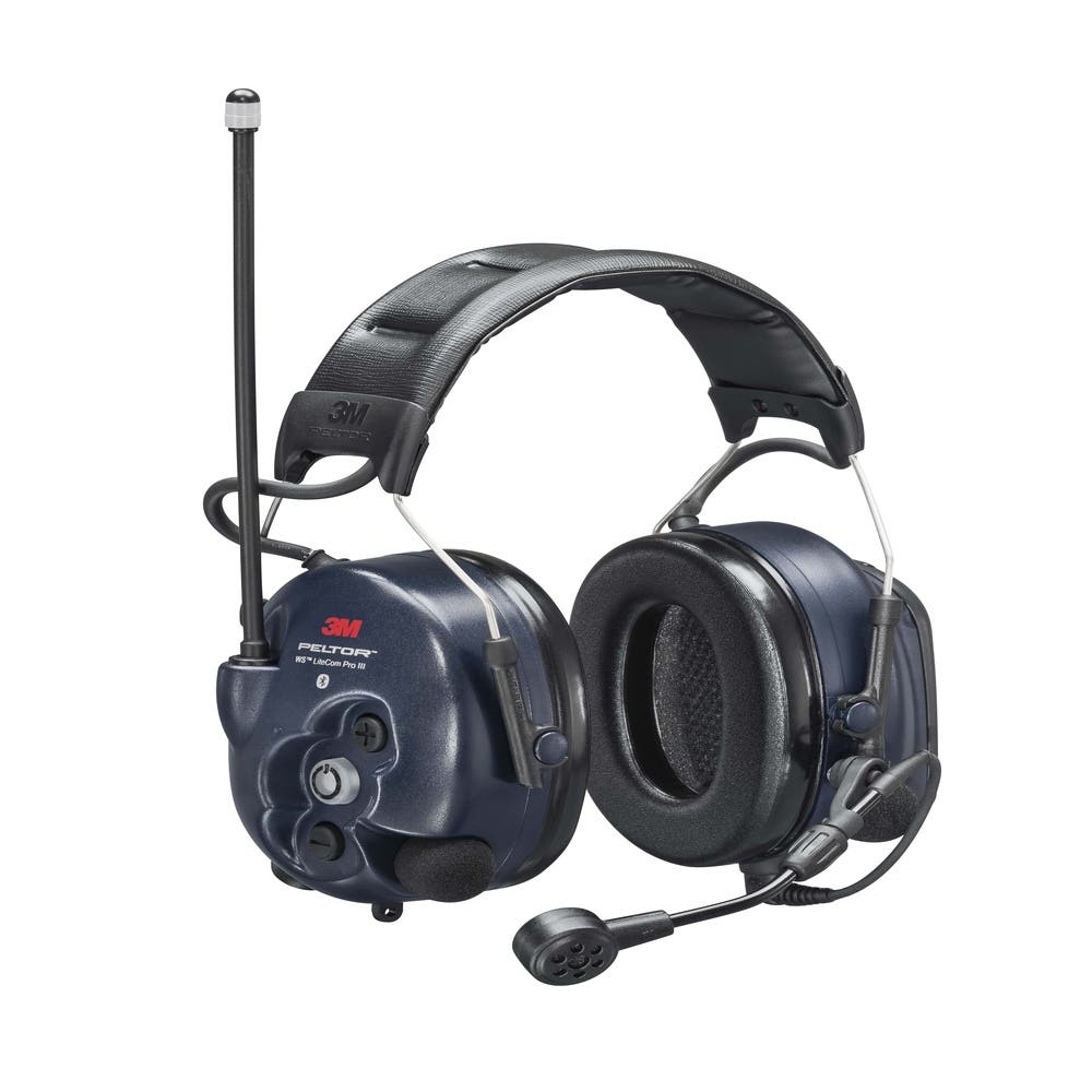 PELTOR WS LiteCom Pro III Headband Headset Earmuffs Blue_40068869_7100098910