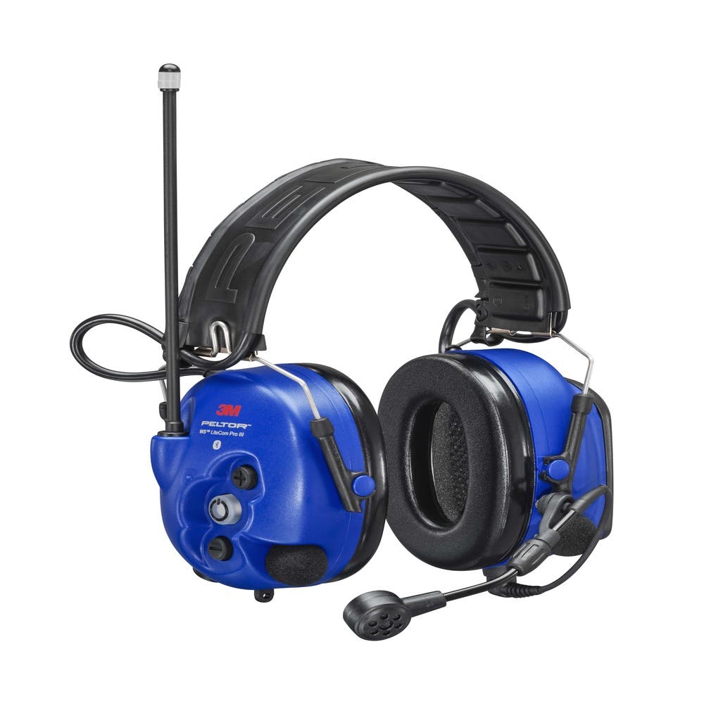 PELTOR WS LiteCom Pro III EX Headband Headset Earmuffs Blue_40068875_7100098897