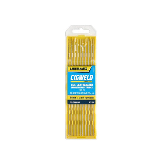 1.5% Lanthanated Tungsten Electrodes TIG AC/DC 2.4 x 175mm 10 Pack_40070147_TUN24LAN